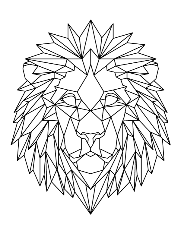 34 Animal Head Coloring Pages Printable Creative 4