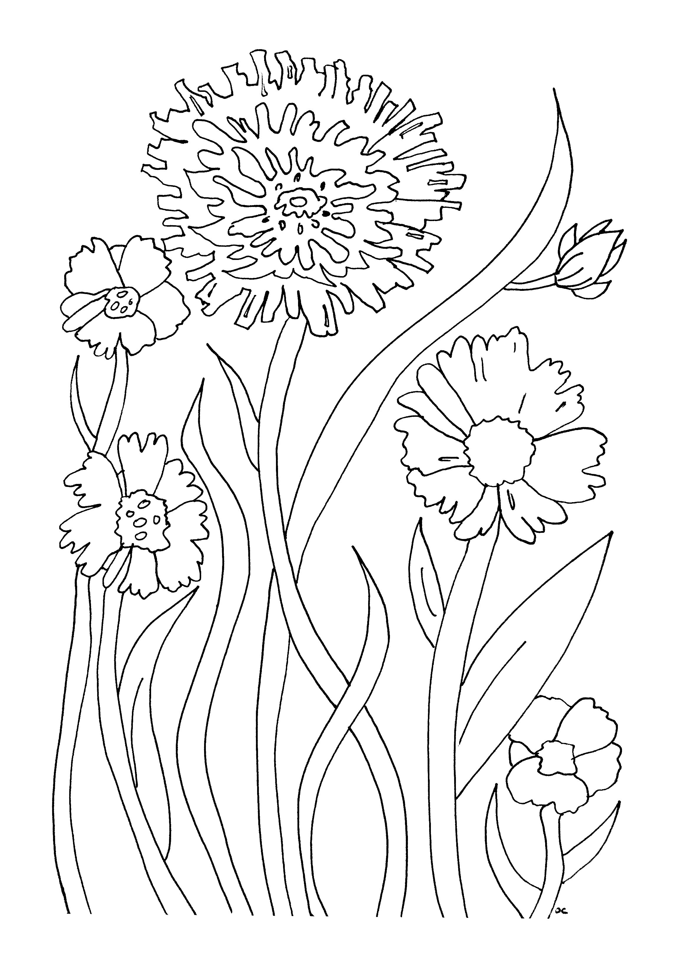 35 Cute Princess Flower Coloring Pages Printable 10