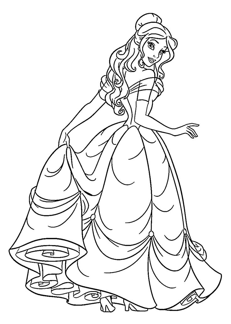 cute princess flower coloring pages printable jpg