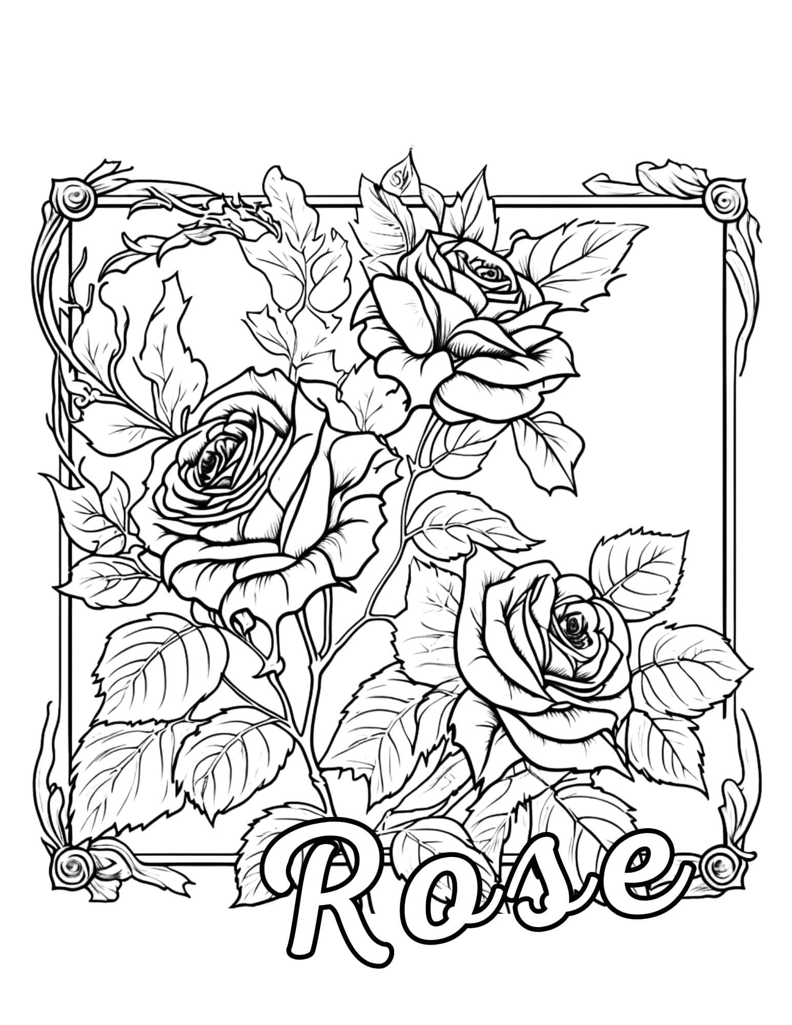 35 Cute Princess Flower Coloring Pages Printable 34