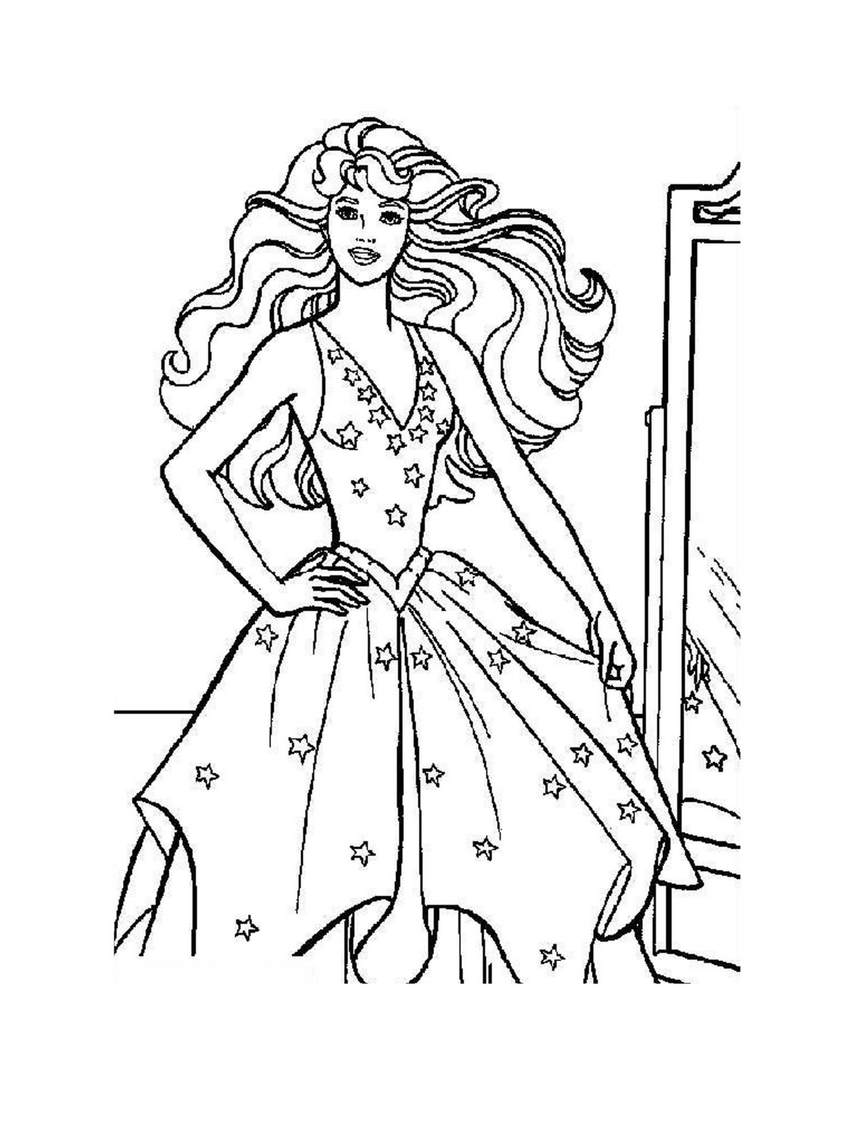 35 Cute Princess Flower Coloring Pages Printable 6