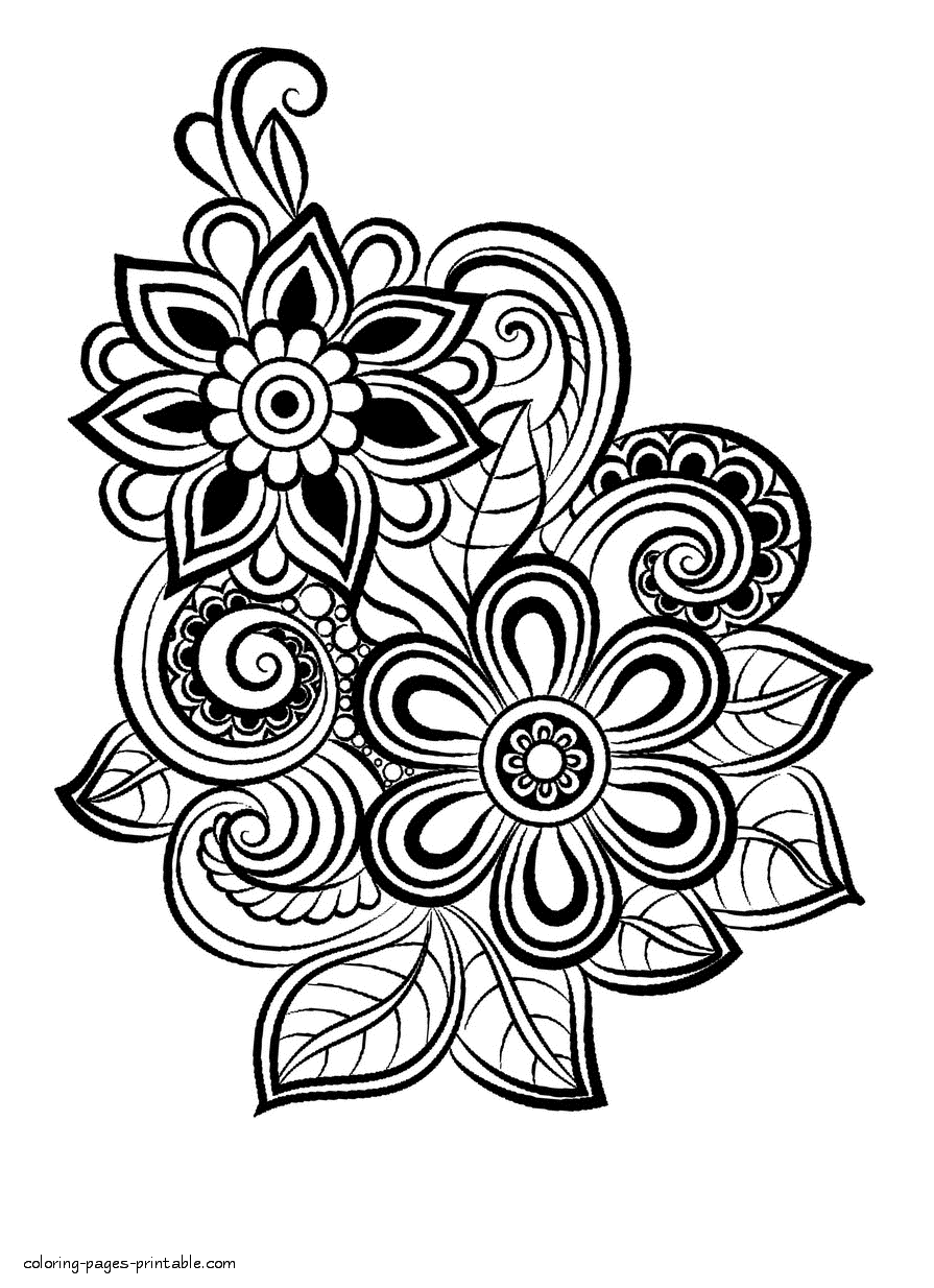 35 Cute Princess Flower Coloring Pages Printable 8