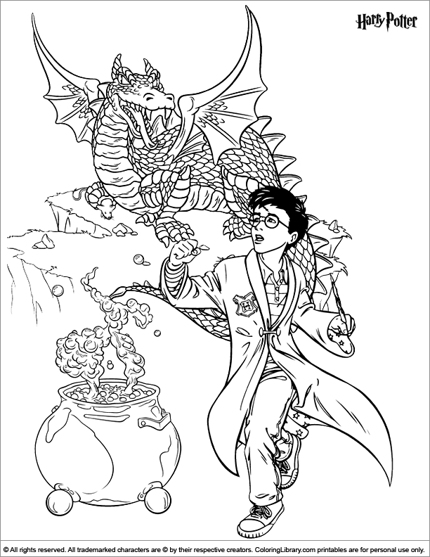 harry potter coloring pages jpg