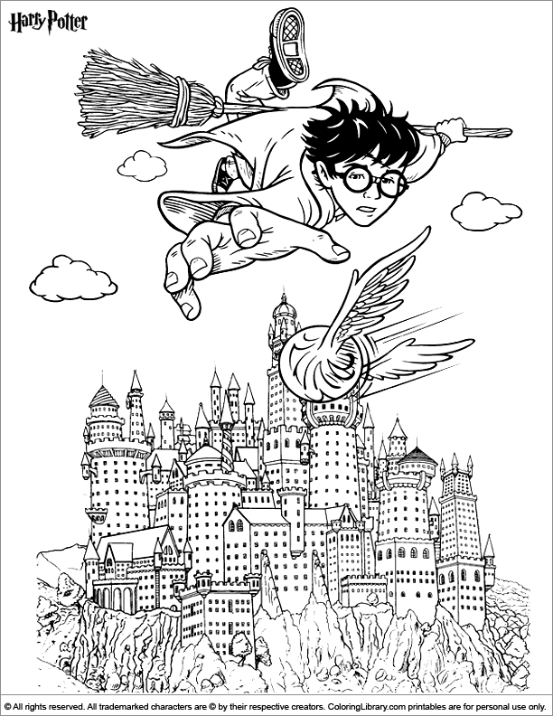 harry potter coloring pages jpg