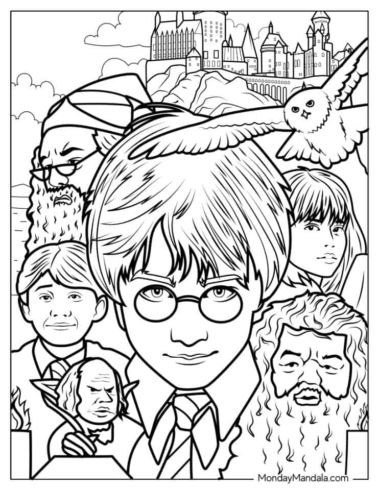 35 Harry Potter Coloring Pages 25