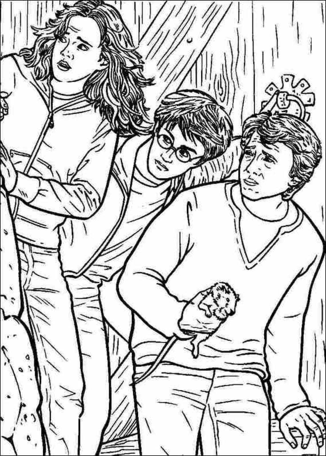 35 Harry Potter Coloring Pages 27