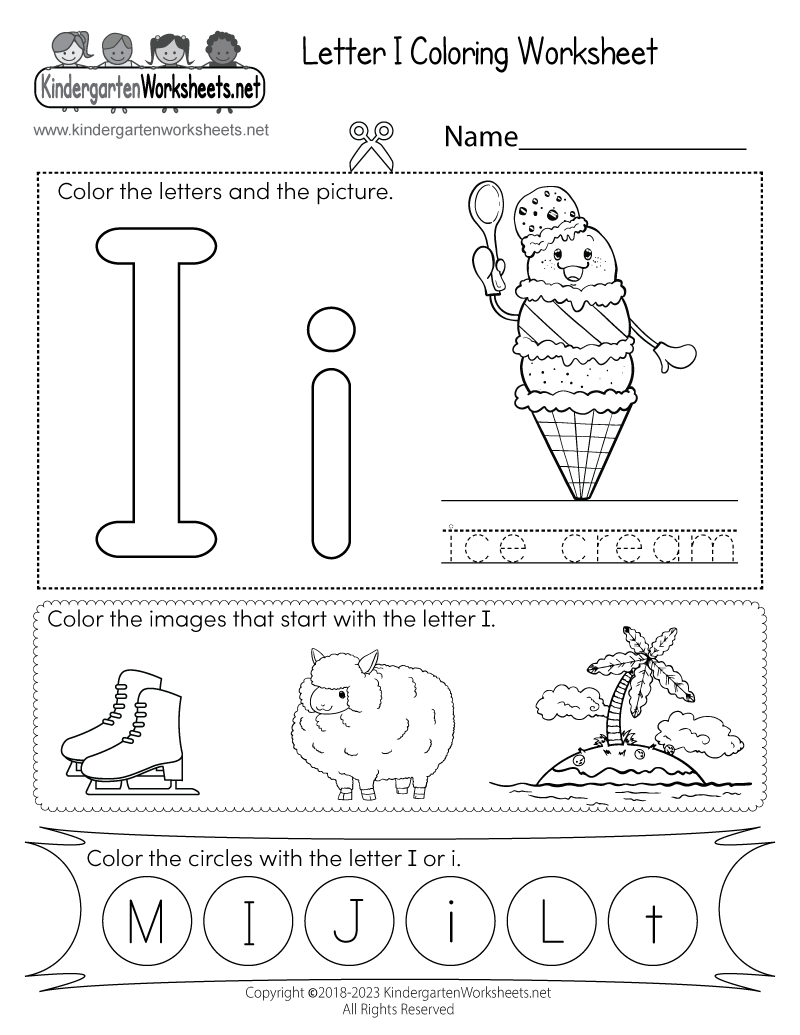 36 Letter II Coloring Pages Printable 14