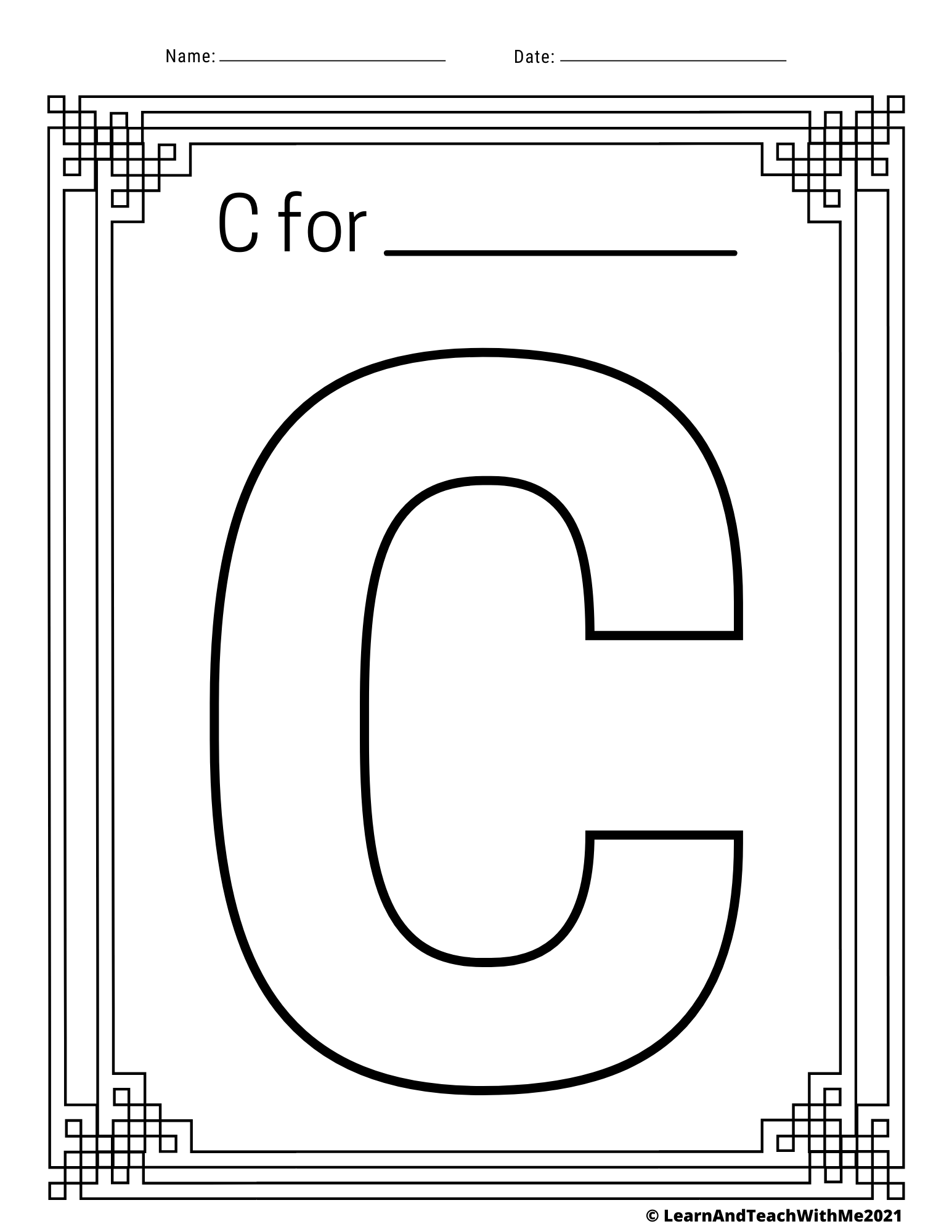 36 Letter II Coloring Pages Printable 7