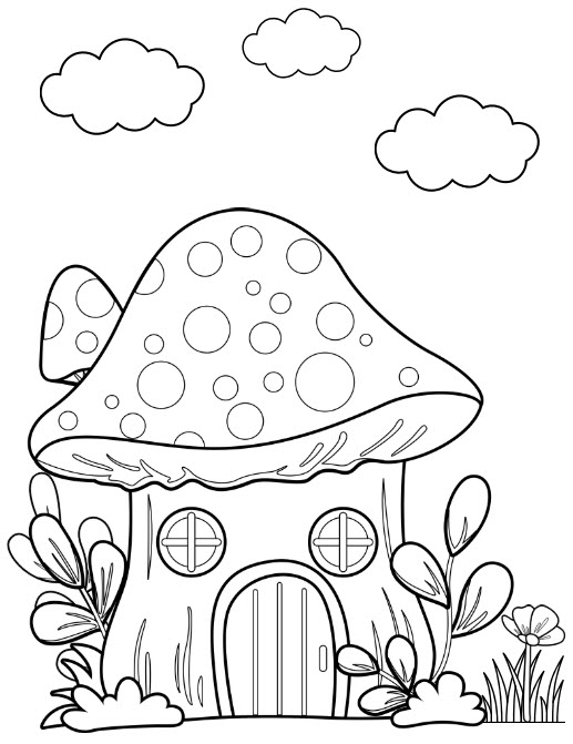 mystical spook house coloring pages printable jpg