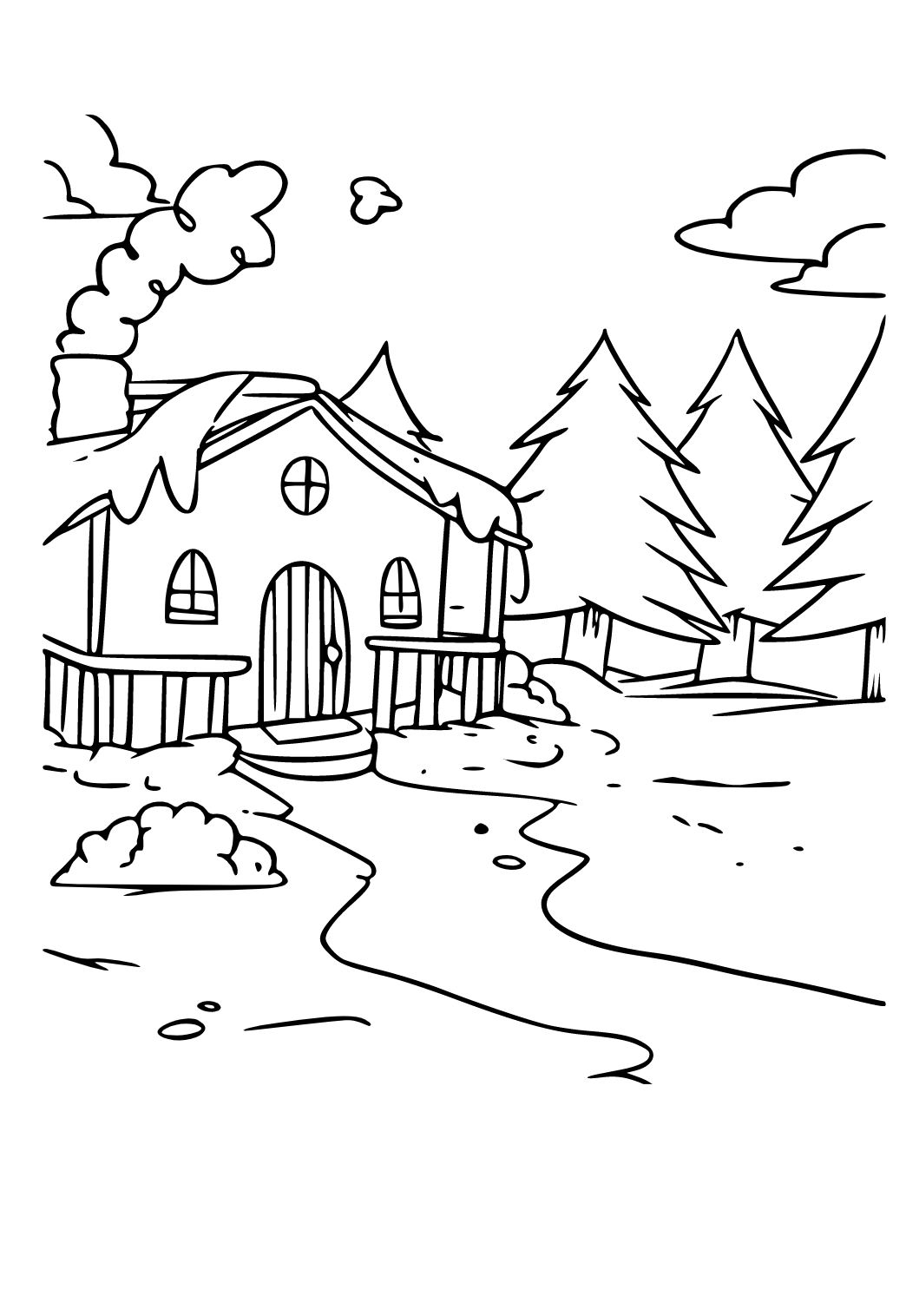 37 Mystical Spook House Coloring Pages Printable 29