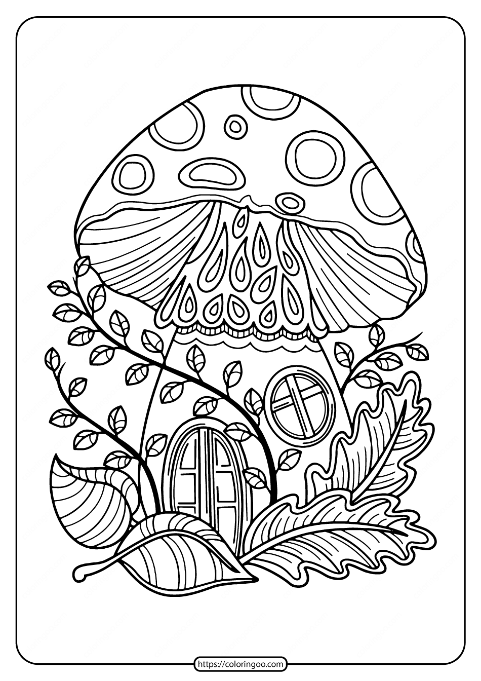 37 Mystical Spook House Coloring Pages Printable 32