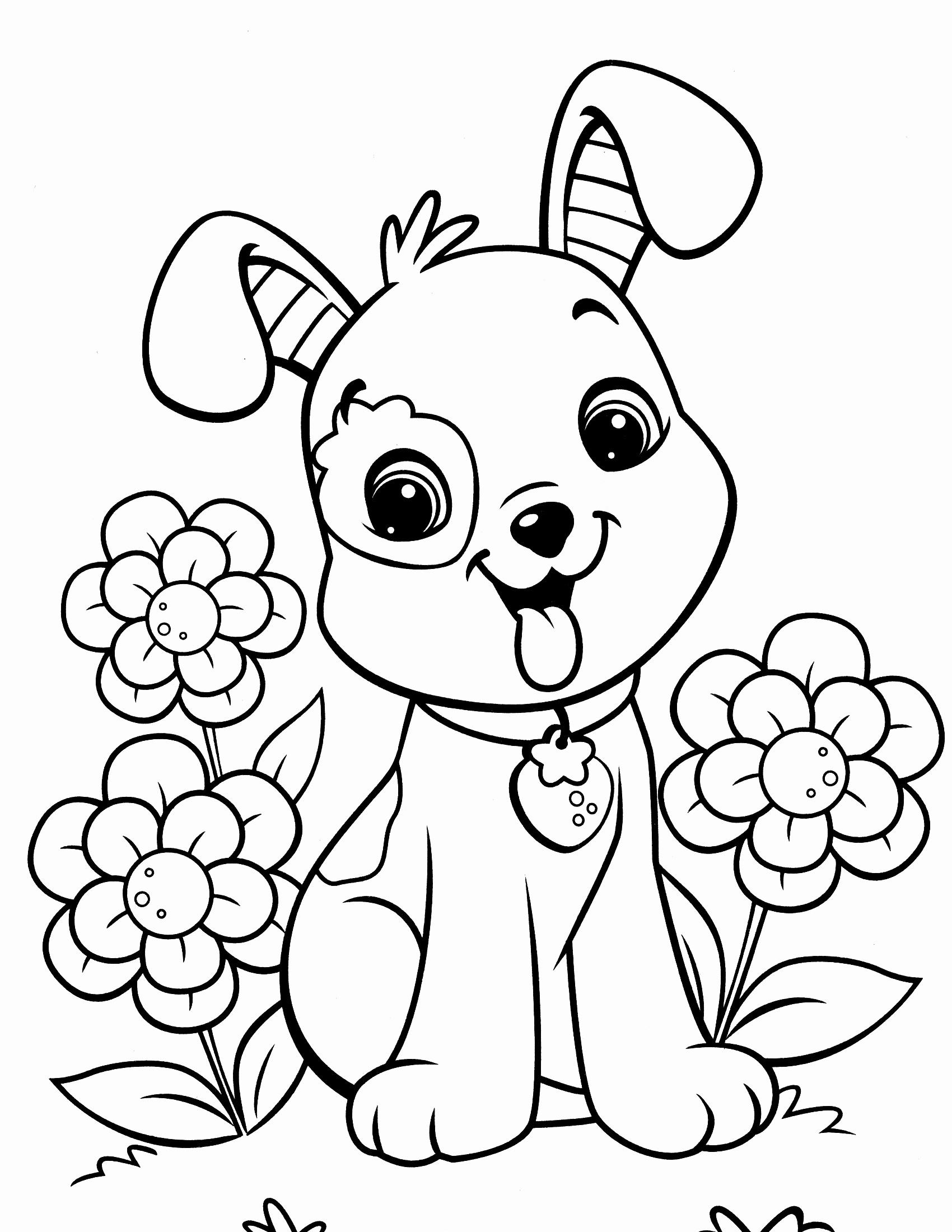 38 Pet Coloring Pages Adorable Printable 1