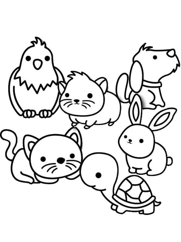 38 Pet Coloring Pages Adorable Printable 25