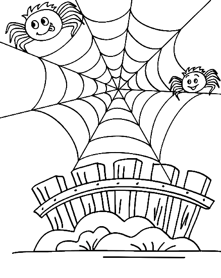 39 Free Halloween Spider Coloring Pages Printable 12