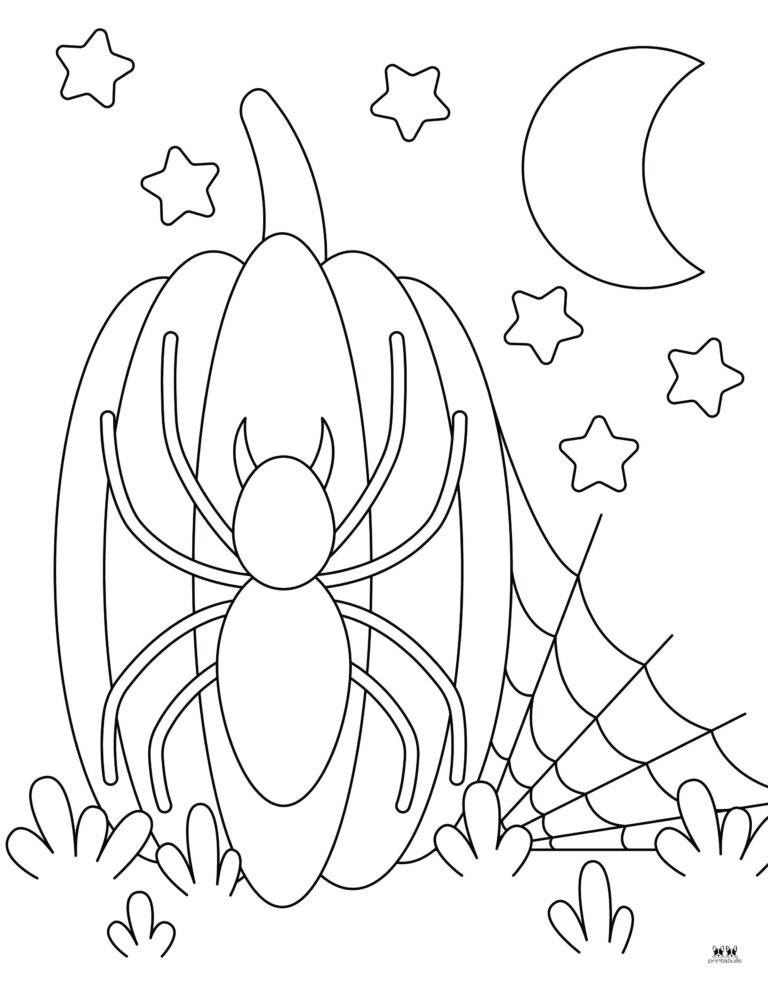 39 Free Halloween Spider Coloring Pages Printable 28