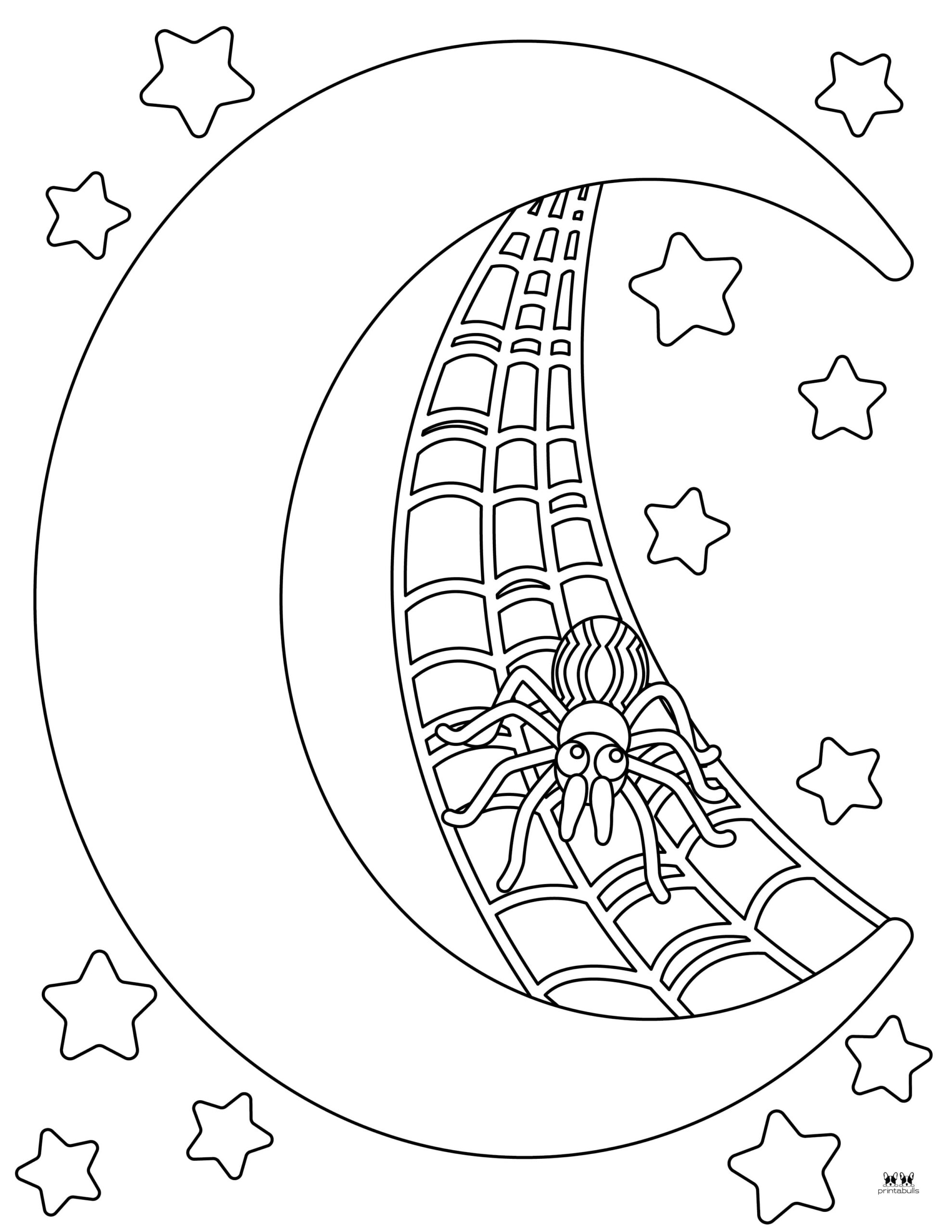 free halloween spider coloring pages printable jpg