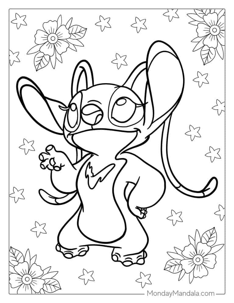 angel experiment character coloring page x jpg jpg