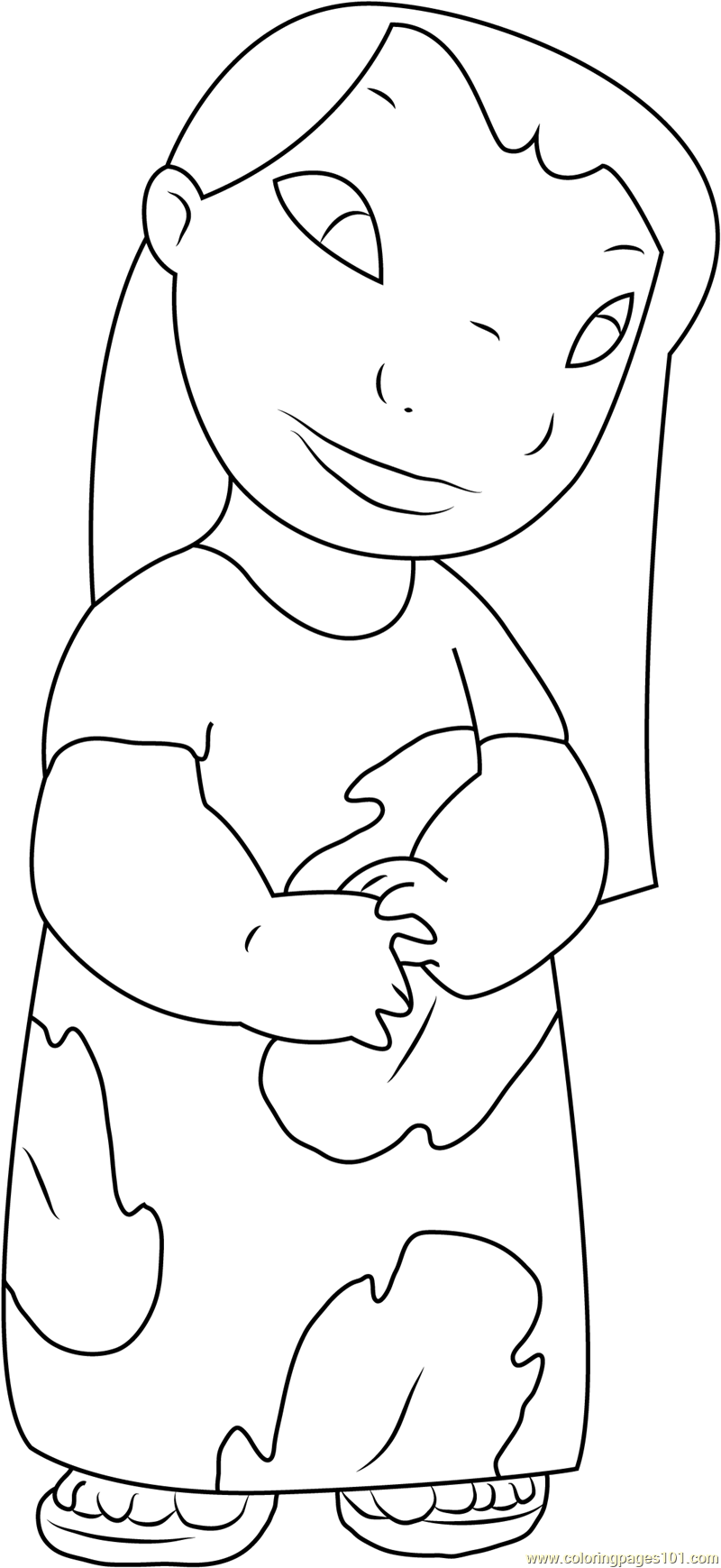 130+ Inspiring Lilo Coloring Pages Printable