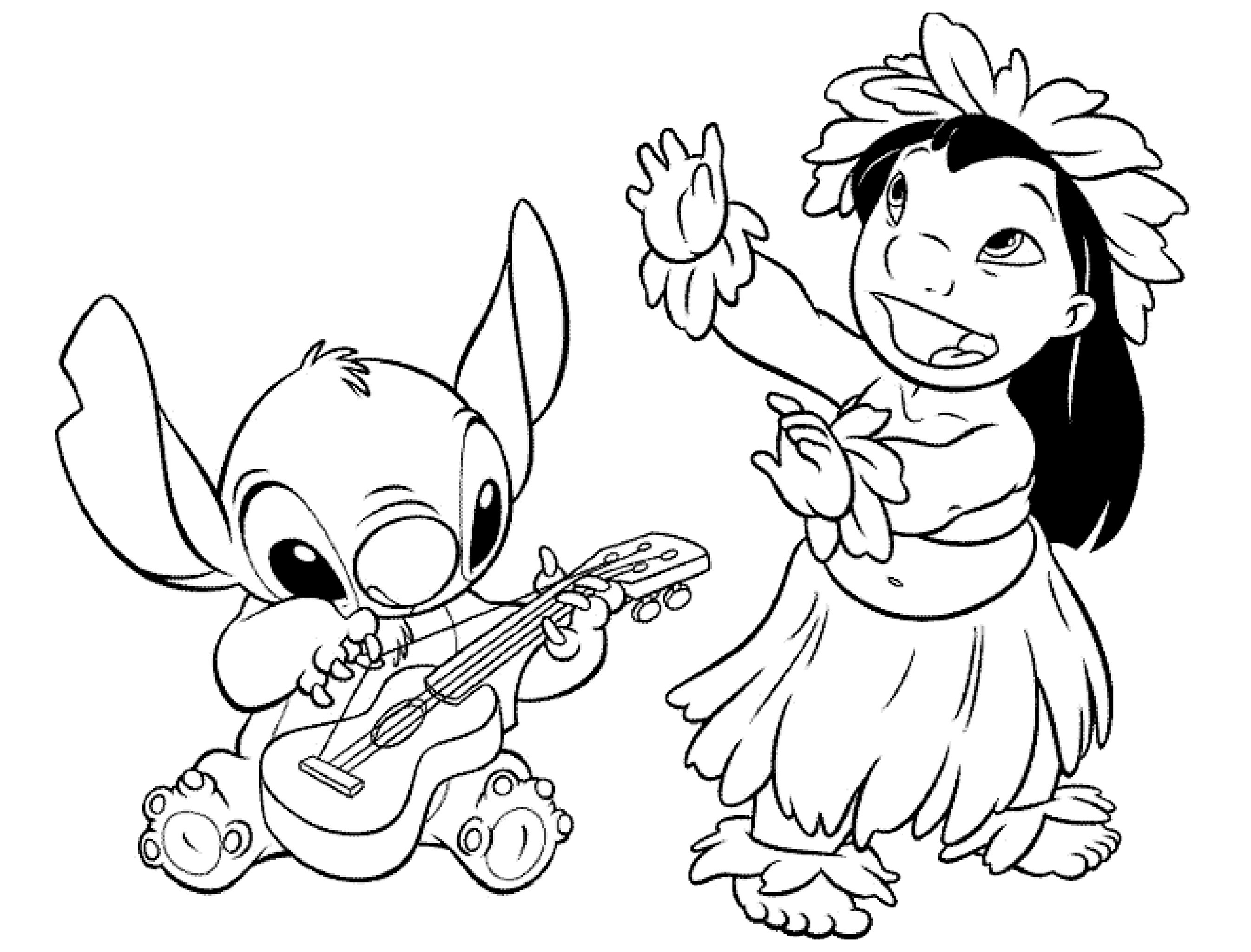 coloring pages for children lilo and stich jpg jpg