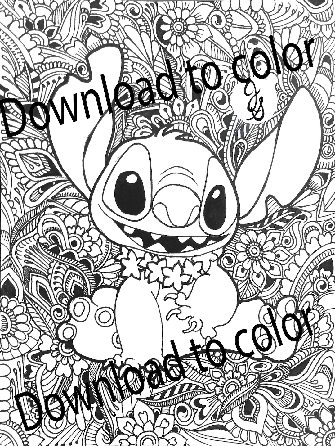 87+ Inspiring Stitch Ohana Coloring Pages Printable