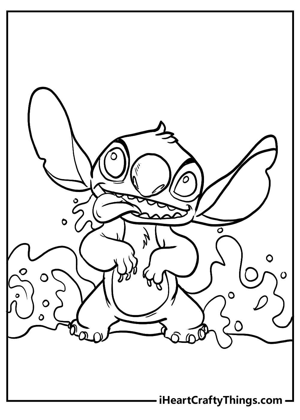 36+ Festive Stitch Ohana Coloring Pages Printable