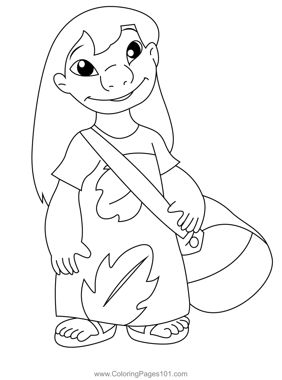 101+ Cute Lilo Coloring Pages Printable