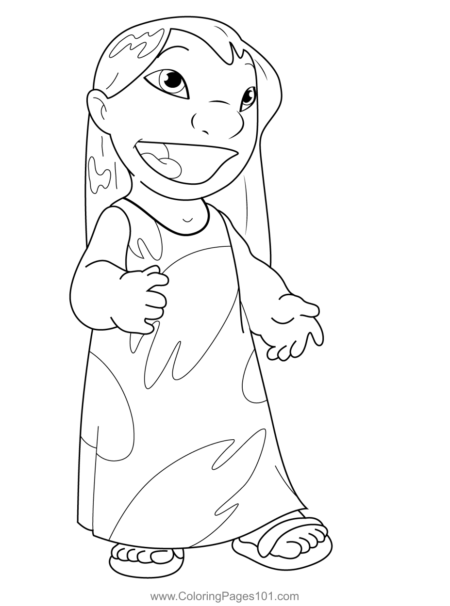 117+ Fun Lilo and Stitch Coloring Pages Printable