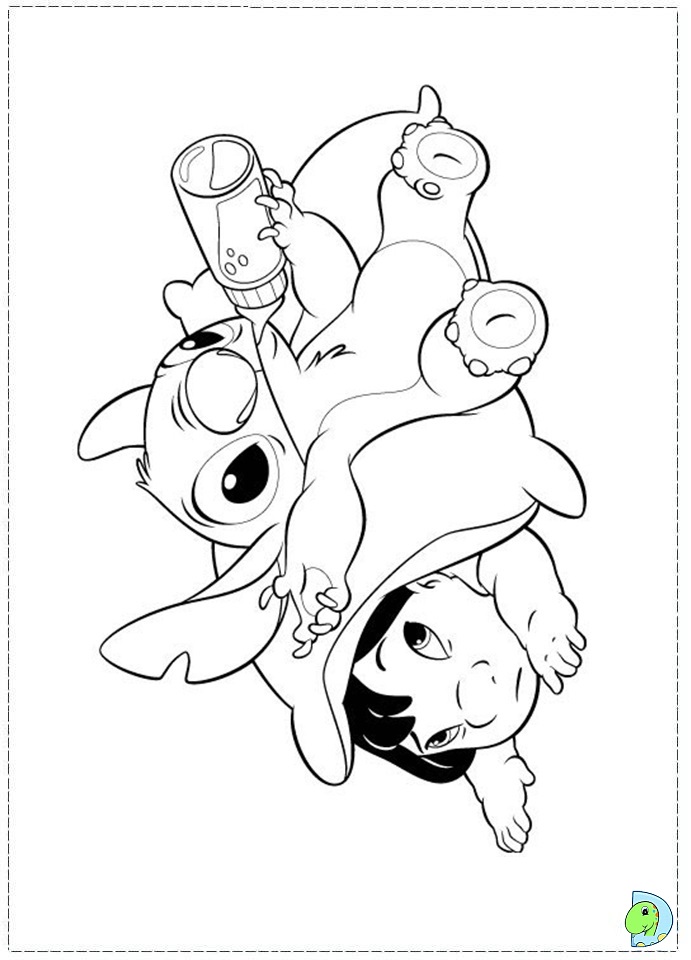 106+ Bright Lilo and Stitch Coloring Pages Printable