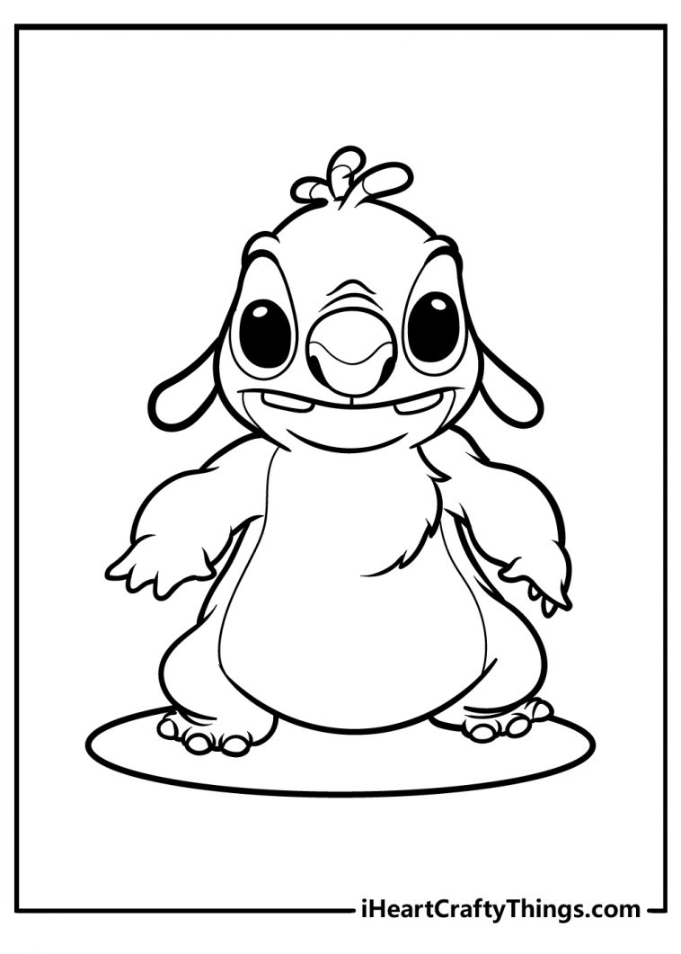 154+ Bright Lilo and Stitch Coloring Pages Printable