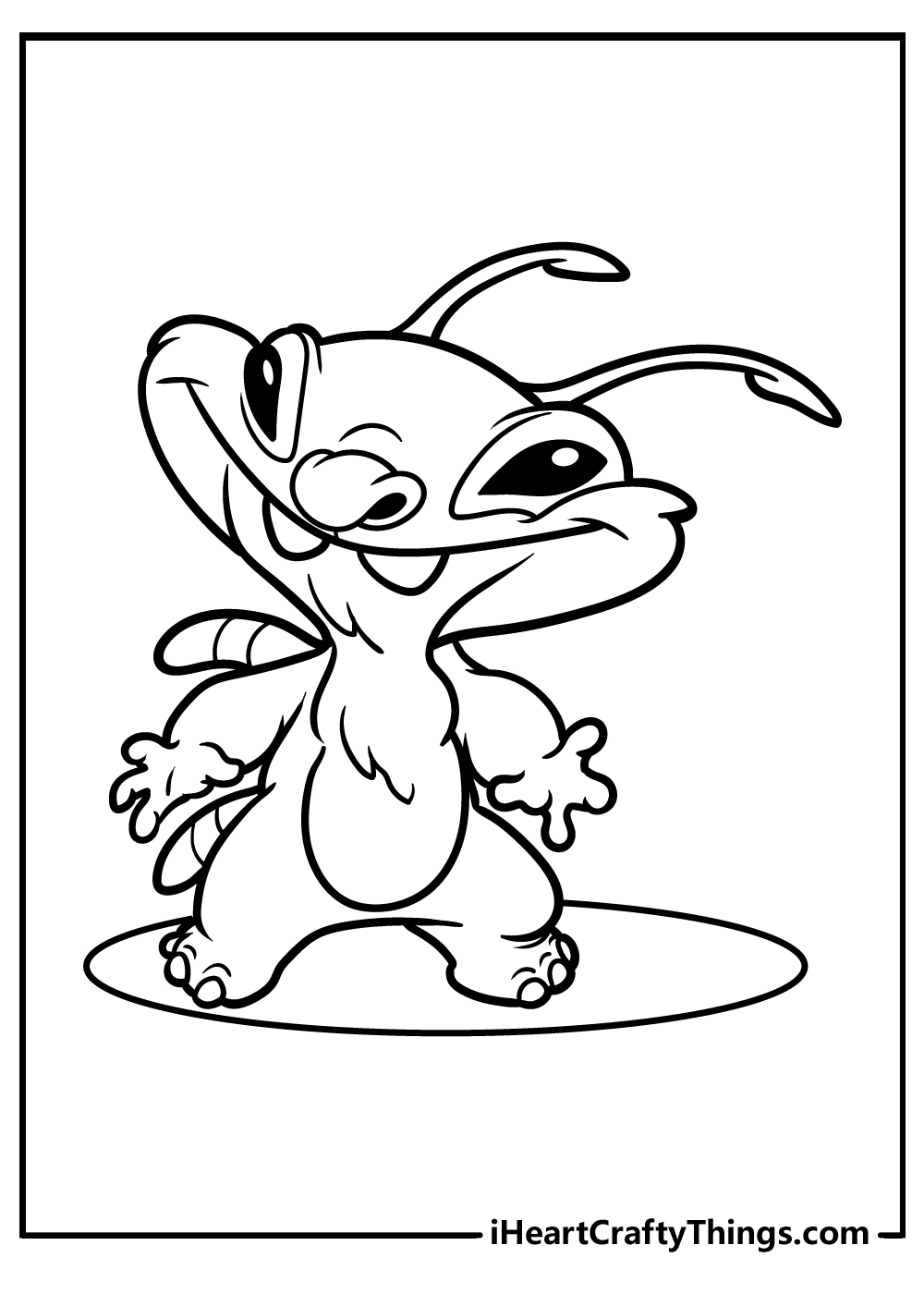 103+ Inspiring Lilo Outline Coloring Pages Printable