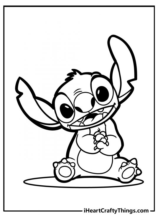 110+ Whimsical Stitch Ohana Coloring Pages Printable