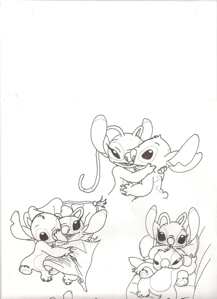 stitch and angel drawing jpg jpg