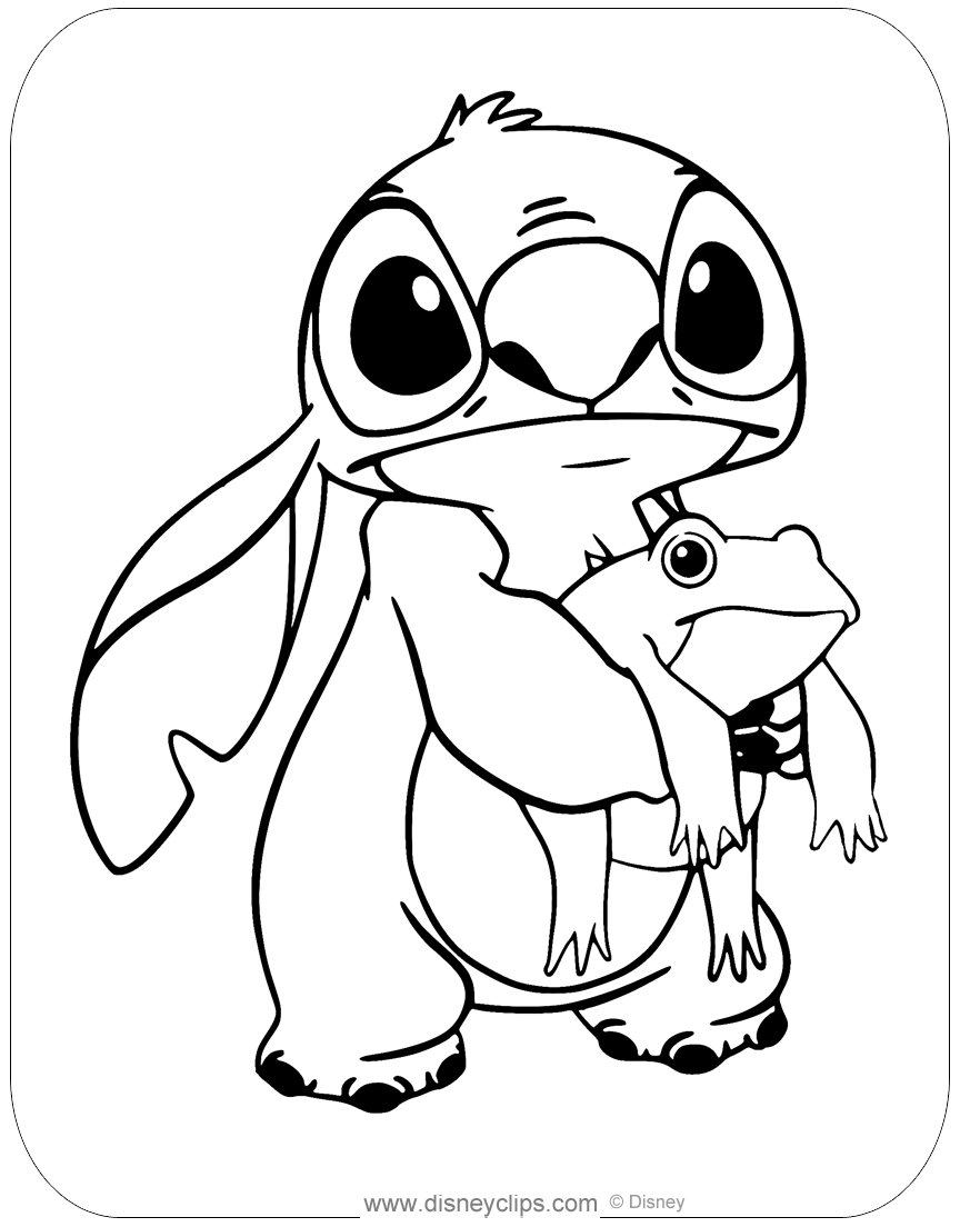 183+ Delightful Lilo and Stitch Coloring Pages Printable