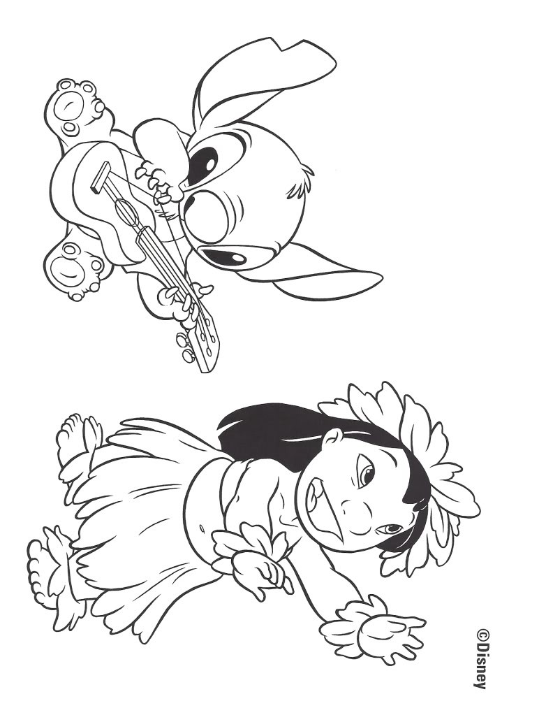 167+ Adorable Stitch Ohana Coloring Pages Printable