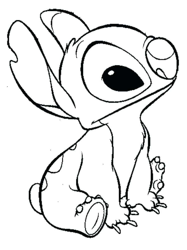 47+ Joyful Cute Disney Stitch Coloring Pages for Educational