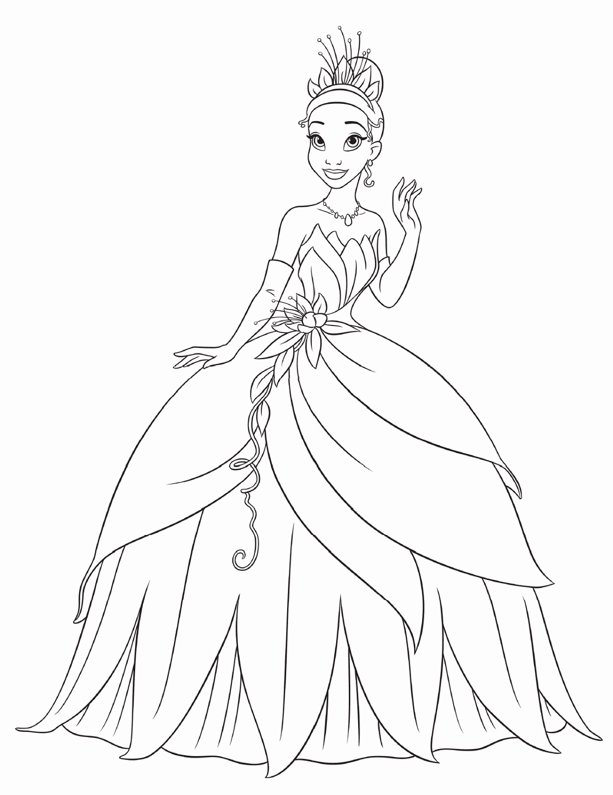 realistic princess coloring images printable jpg