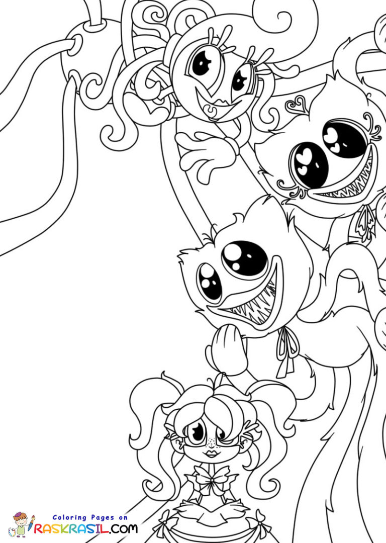 adorable coloring pages all characters printable jpg