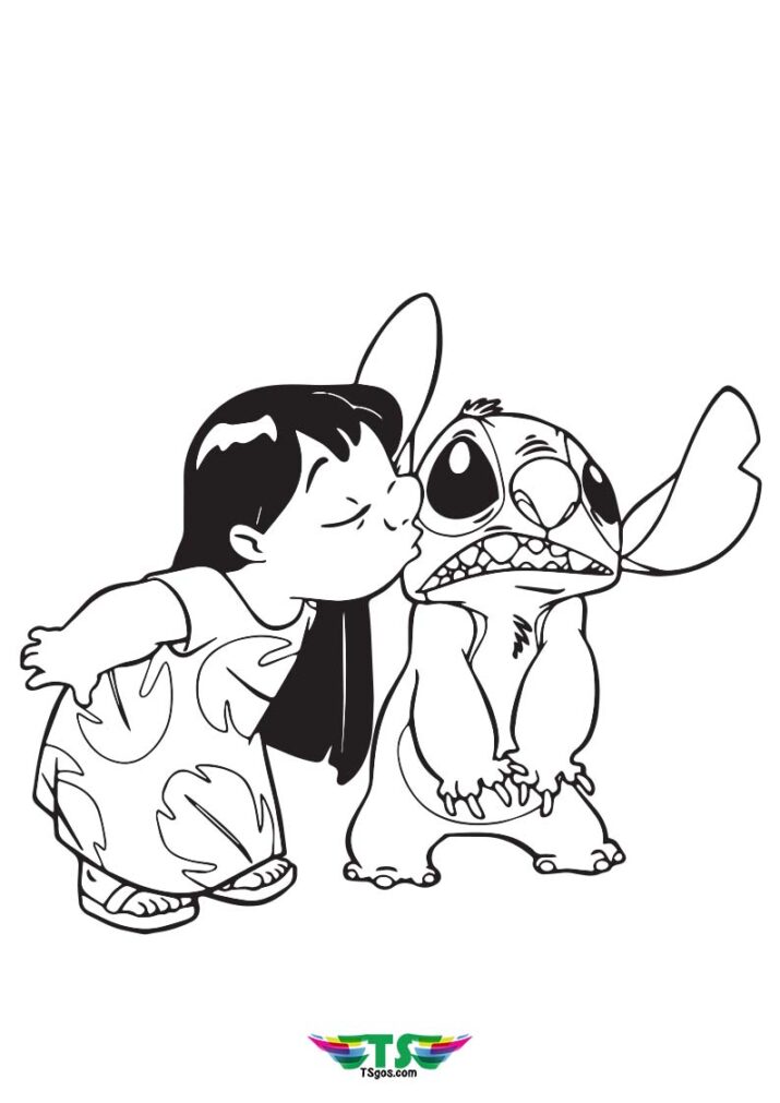 inspiring lilo stitch coloring pages printable jpg