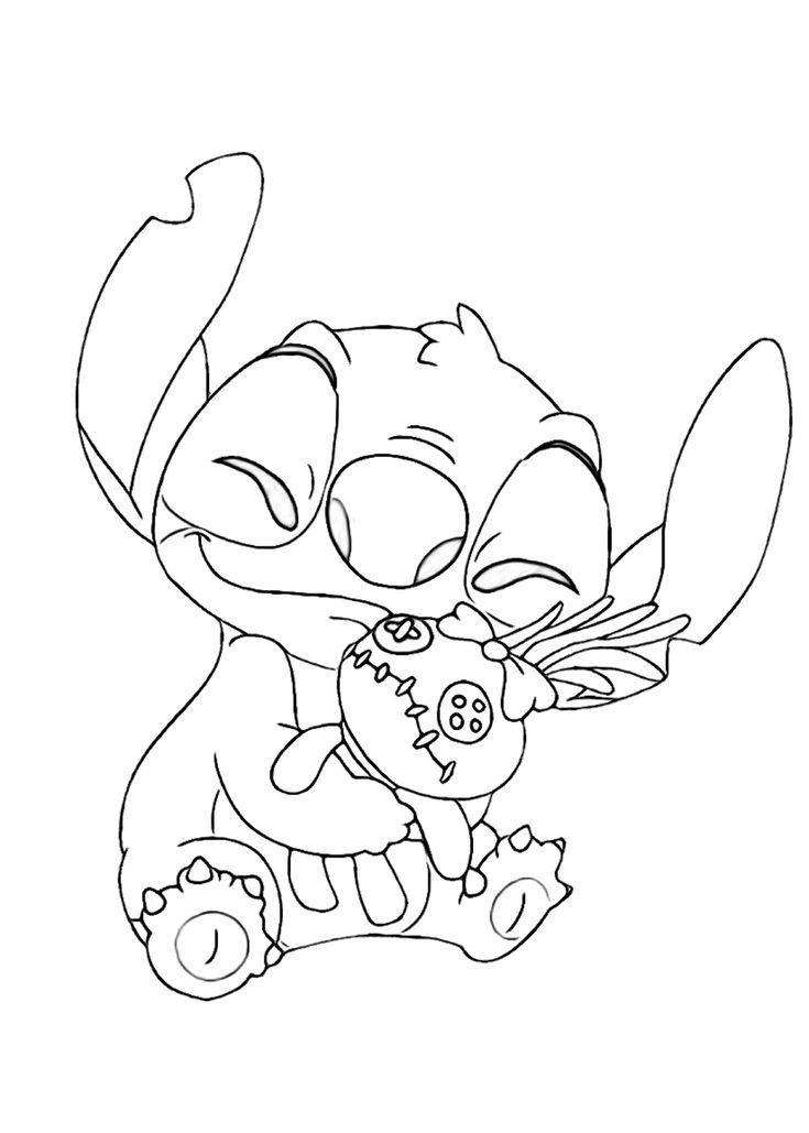 45+ Whimsical Adorable Stitch Coloring Pages to Print