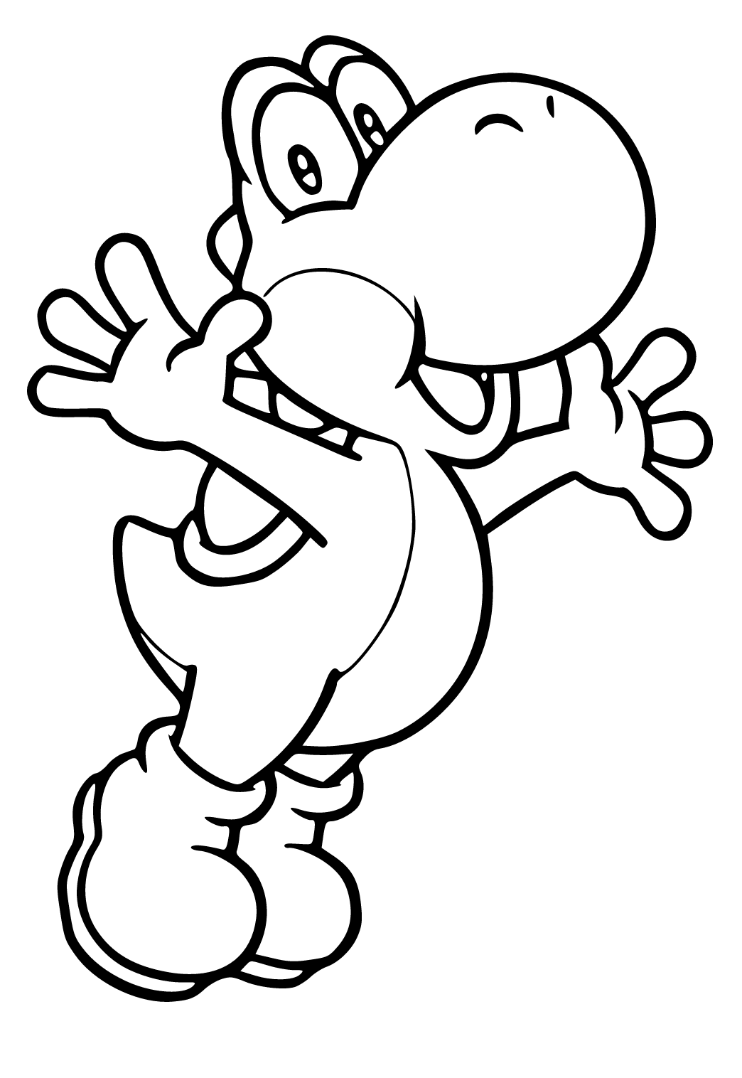 33+ Detailed Cute Yoshi Coloring Pages Realistic