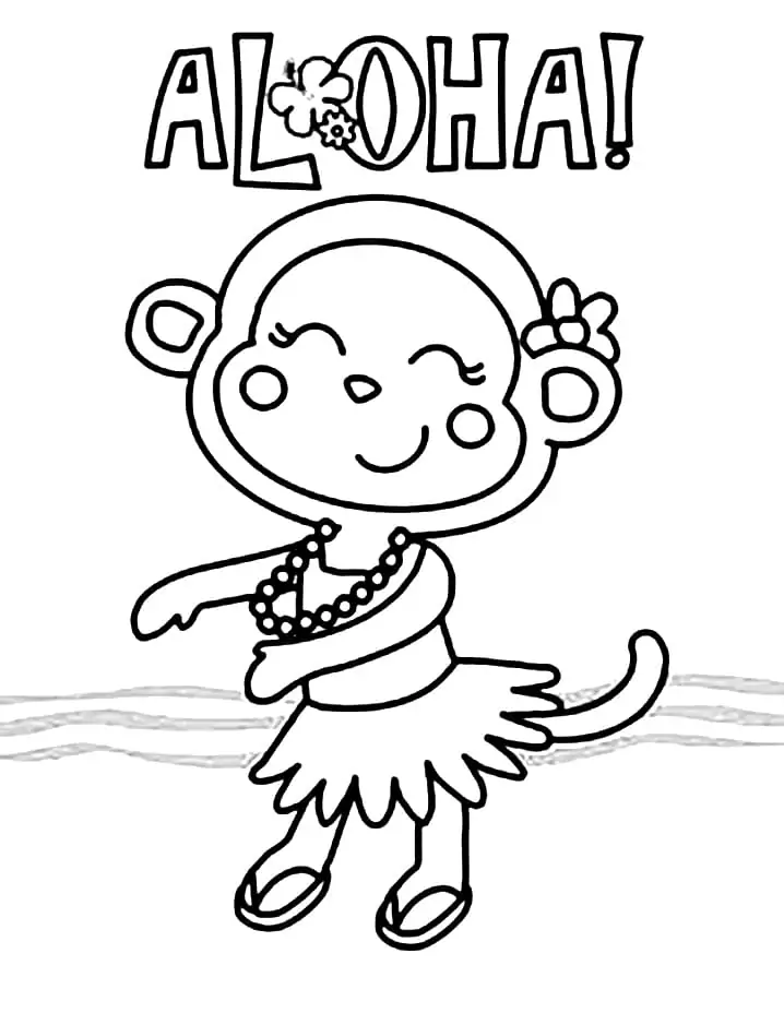 27+ Top Aloha Coloring Pages Printable