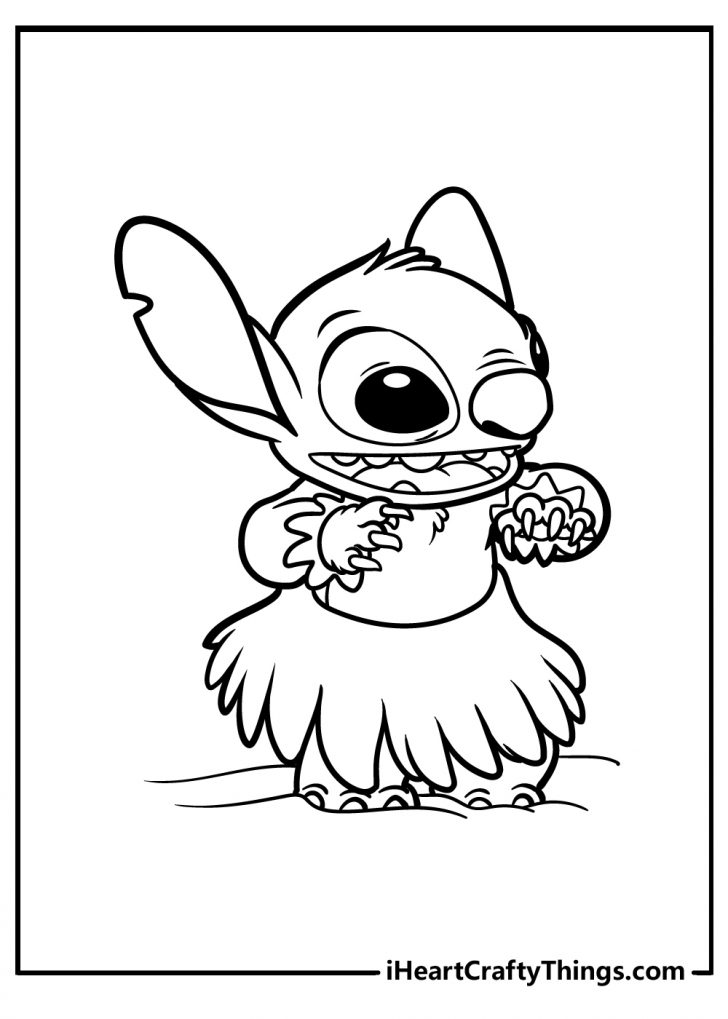 31+ Amazing Lilo Stitch Coloring Pages Printable