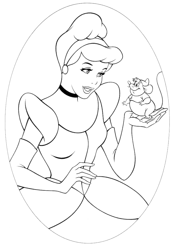 artistic cinderella coloring pages for kids printable jpg