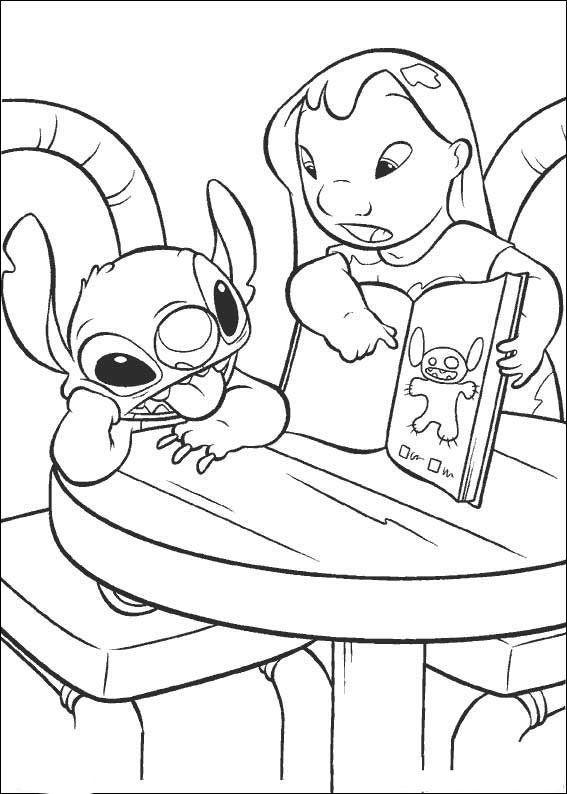 45+ Joyful Cute Disney Stitch Coloring Pages Download FREE