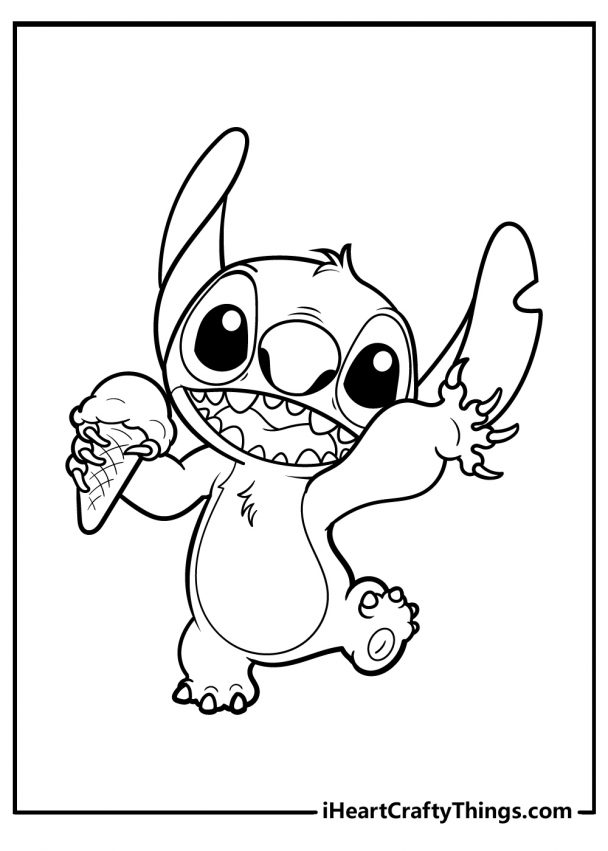 the best lilo stitch coloring pages printable jpg