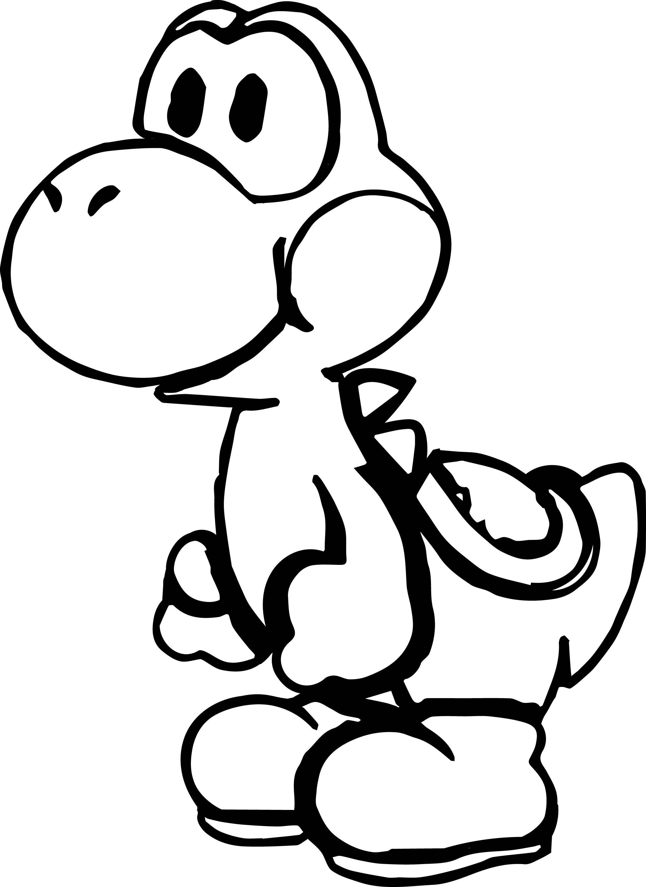 42+ Funtastic Cute Yoshi Coloring Pages Ideas