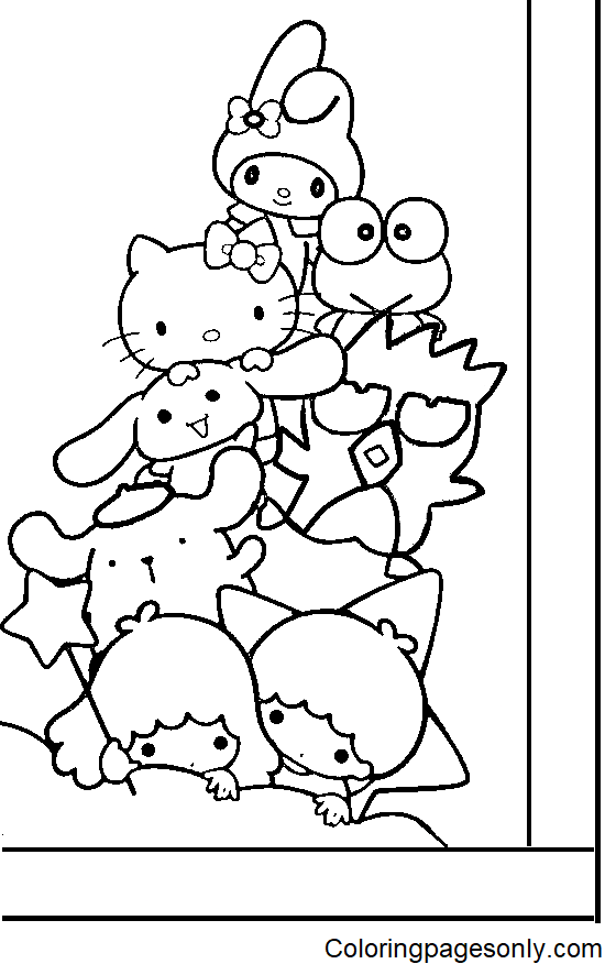 58+ Colorful Coloring Pages All Characters Printable