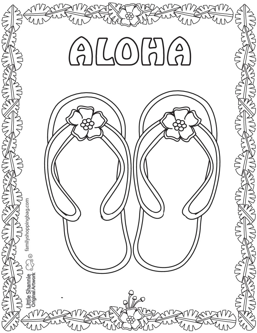 free aloha coloring pages printable jpg