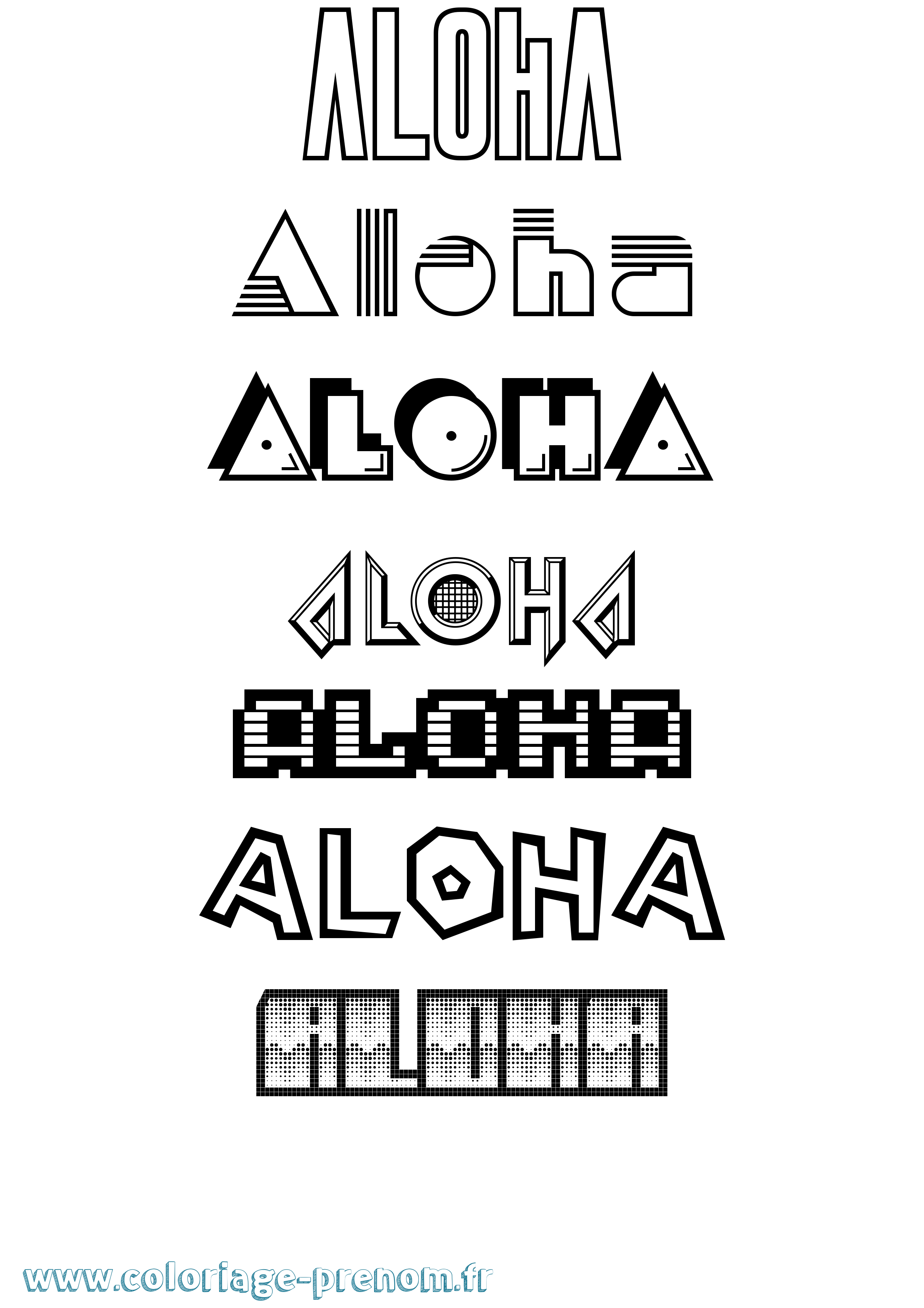 6+ Easy Aloha Coloring Pages Printable