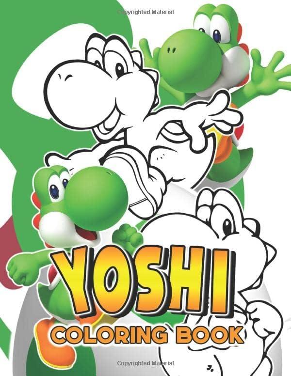 32+ Downloadable Cute Yoshi Coloring Pages to Print